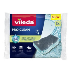 Spugne vileda pro clean per piatti blu 2pz [179700]