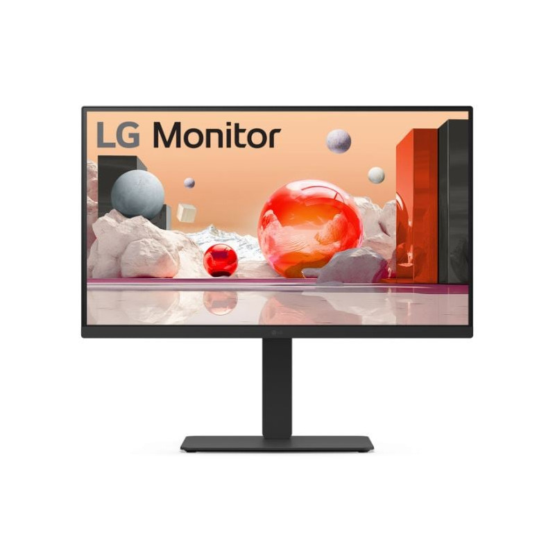 Monitor led 27" lg 27ba75qb quad hd 2560x1440 5ms classe e nero