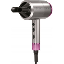 Asciugacapelli mpm msw-22 1800w argento/rosa [msw-22]