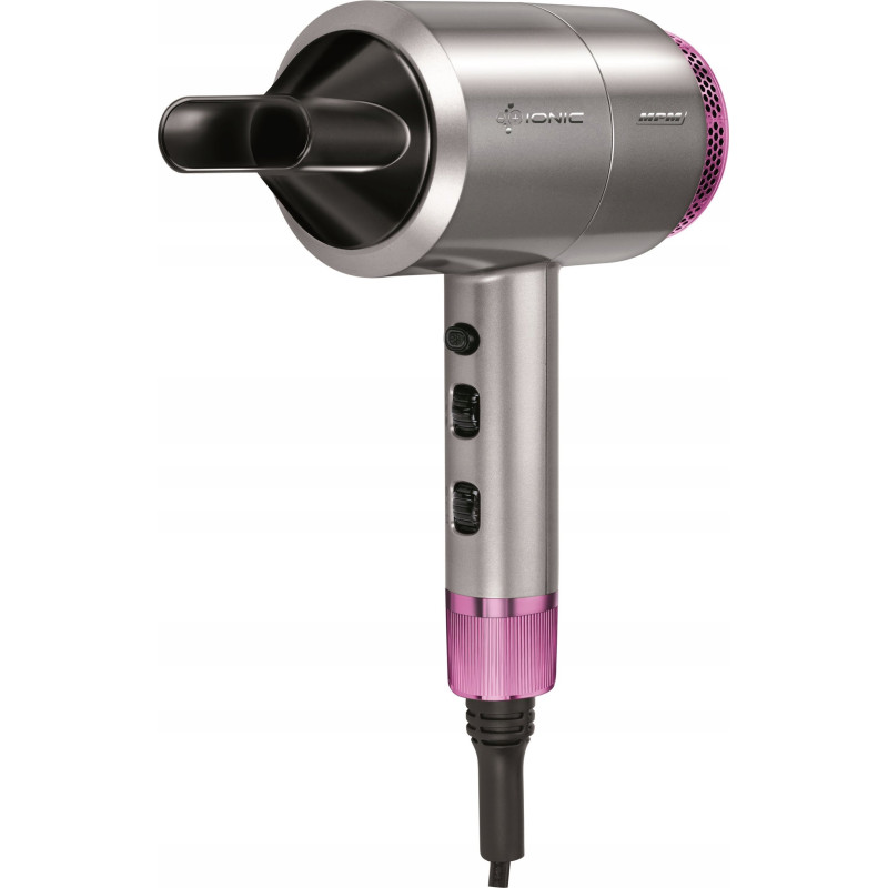 Asciugacapelli mpm msw-22 1800w argento/rosa [msw-22]