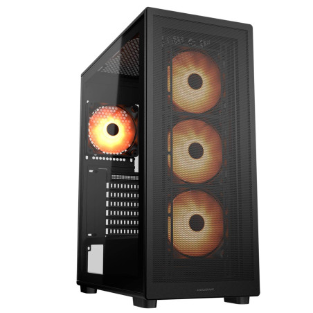 Case cougar mx220 rgb mid-tower atx nero [cgr-2ac8b-rgb]