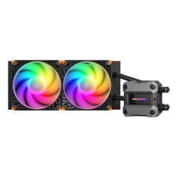 Dissipatore cpu a liquido aio cougar poseidon ultra argb 240 2x120cm