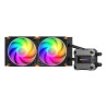 Dissipatore cpu a liquido aio cougar poseidon ultra argb 240 2x120cm