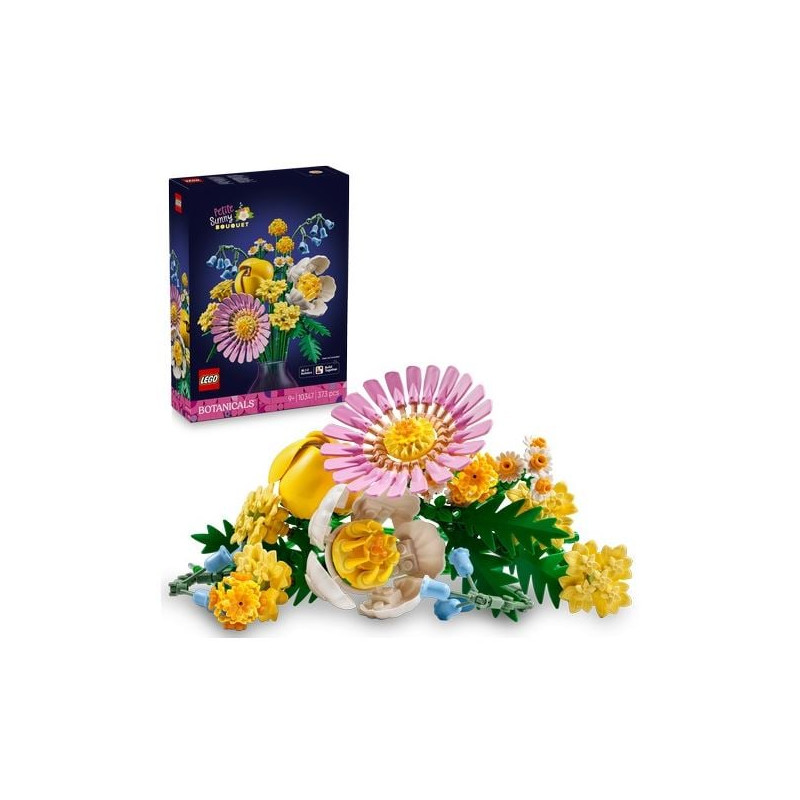 Gioco da costruzione lego icons piccolo bouquet soleggiato multicolore
