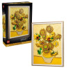 Gioco da costruzione lego art vincent van gogh girasoli multicolore