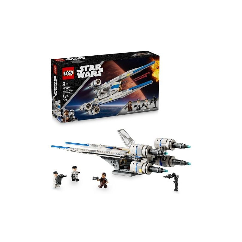 Gioco da costruzione lego star wars caccia stellare u-wing ribelle