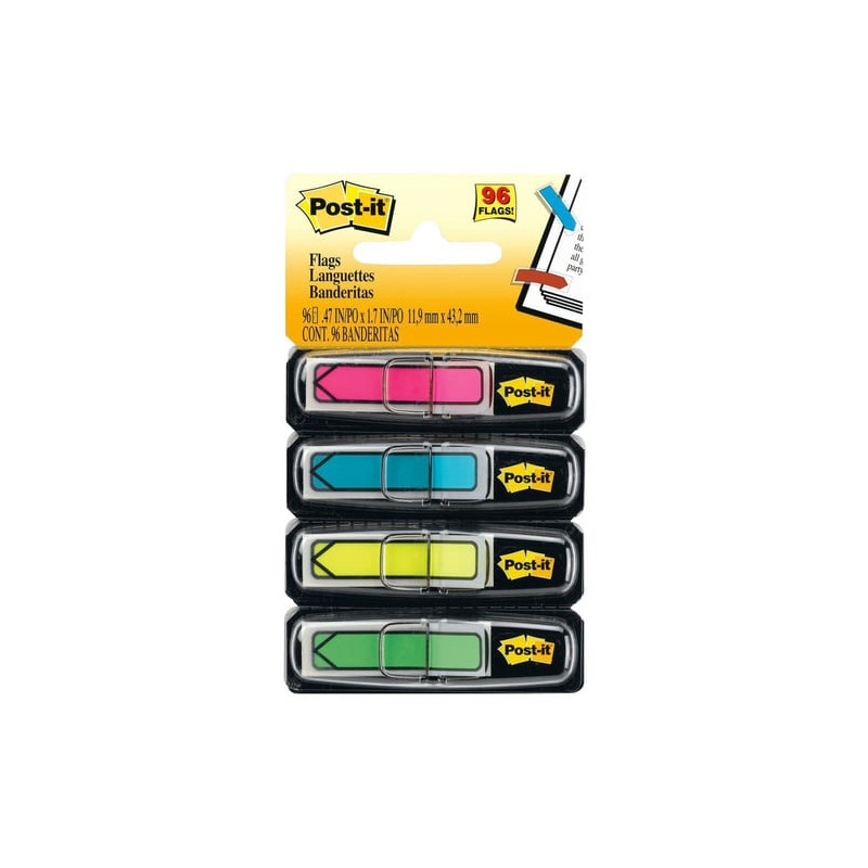 Segnapagina post-it 96 fogli miniset frecce 684-arr4 4 colori