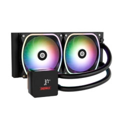 Dissipatore cpu a liquido enermax aquafusion ii argb 240mm nero [elc-aqfs240-sqa]