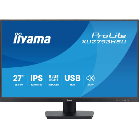 Monitor led 27'' iiyama prolite xu2793hsu-b7 full hd1080x1920p/1ms/classe