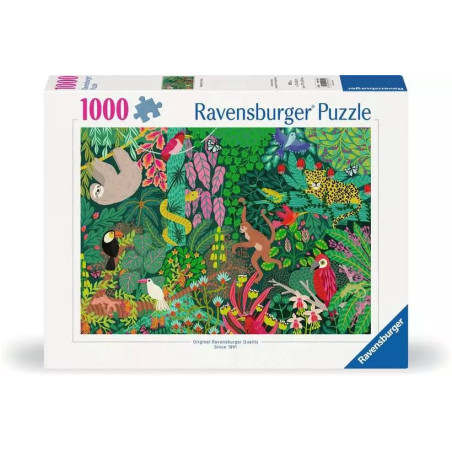 Puzzle ravensburger 12001432 foresta pluviale magica multicolore
