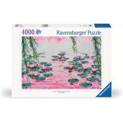 Puzzle ravensburger 12001420 ninfee rosa di mauro bergonzoli multicolore