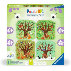 Puzzle ravensburger 12004002 puzzle up - quattro stagioni 12/16/20/24pz