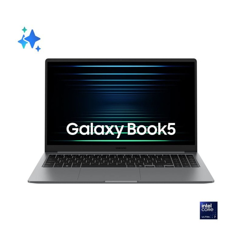 Notebook samsung np750xhd kd5it galaxy book5 i7 255u/32gb/1tb/ssd/grigio