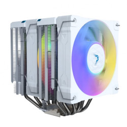 Dissipatore cpu valkyrie vind dl125 argb 2x120mm bianco [vk-airdl125w]