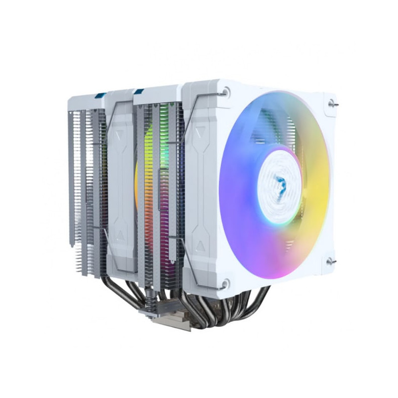 Dissipatore cpu valkyrie vind dl125 argb 2x120mm bianco [vk-airdl125w]