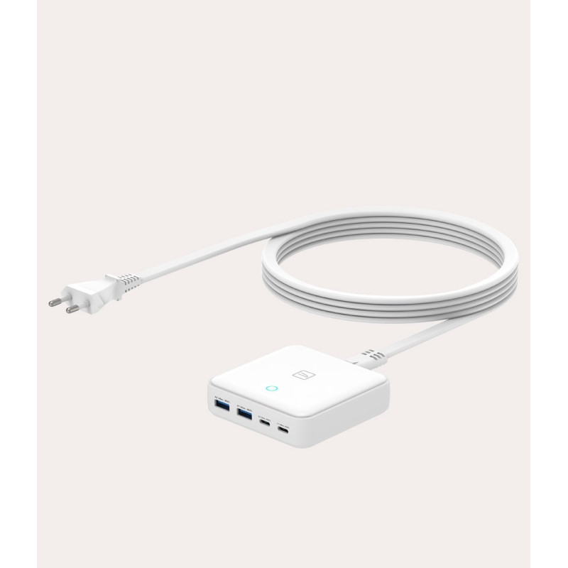 Alimentatore da rete tucano usb-a/c 65w bianco