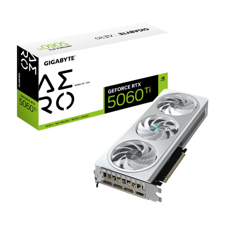 Scheda video nvidia gigabyte geforce rtx 5060 16gb gddr7 128bit bianco