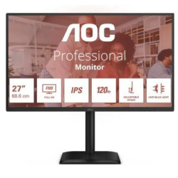 Monitor led 27" aoc 27e4u full hd 1920x1080/4ms/classe c/nero