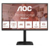 Monitor led 27" aoc 27e4u full hd 1920x1080/4ms/classe c/nero