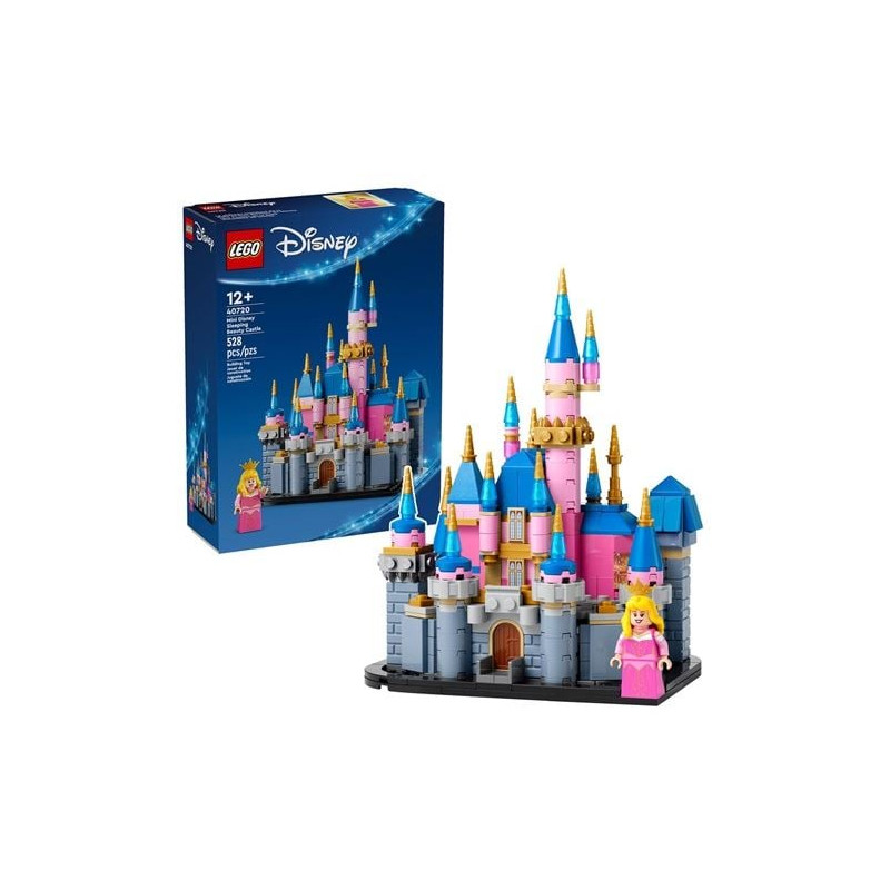 Gioco da costruzione lego disney mini castello della bella addormentata