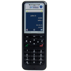 Telefono ip mitel 622dt cordless dect 200 voci bluetooth nero [50008369]