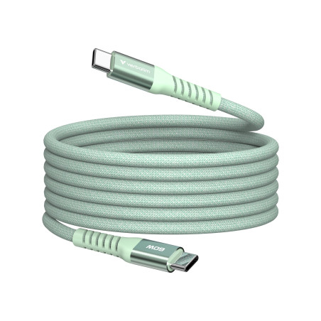 Cavo usb verbatim sync usb c 1.2m verde [31864]