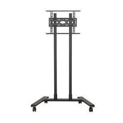 Supporto da pavimento b-tech bt8504 carrello per schermo piatto