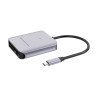 Lettore di schede conceptronic microsd grigio [bian09g]