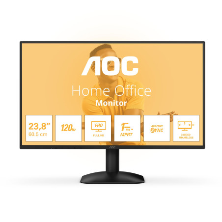 Monitor led 23.8'' aoc 24b31h full hd 1920x080p/4ms/classe