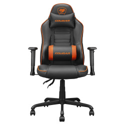 Sedia gaming cougar fusion s max 120kg nero/arancione [cgr-fussl]