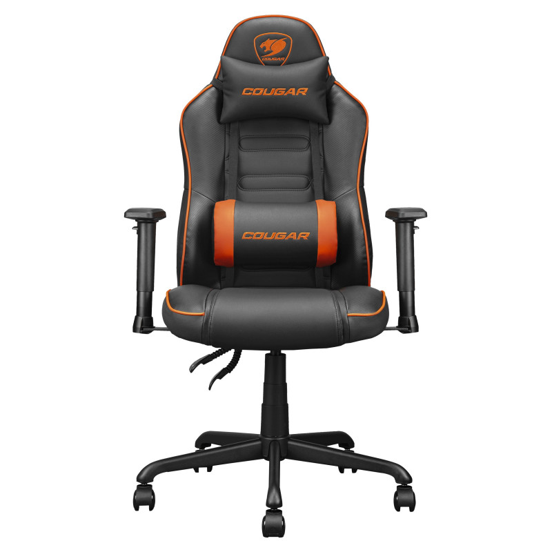 Sedia gaming cougar fusion s max 120kg nero/arancione [cgr-fussl]
