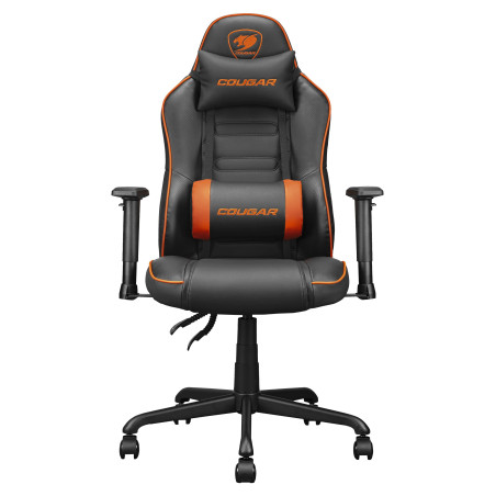 Sedia gaming cougar fusion s max 120kg nero/arancione [cgr-fussl]