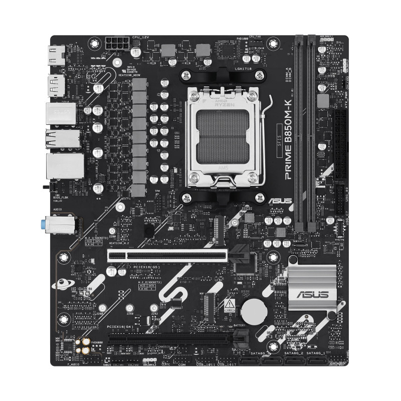 Scheda madre amd asus prime b850m am5 atx 2x ddr5 [90mb1lv0-m0eay0]