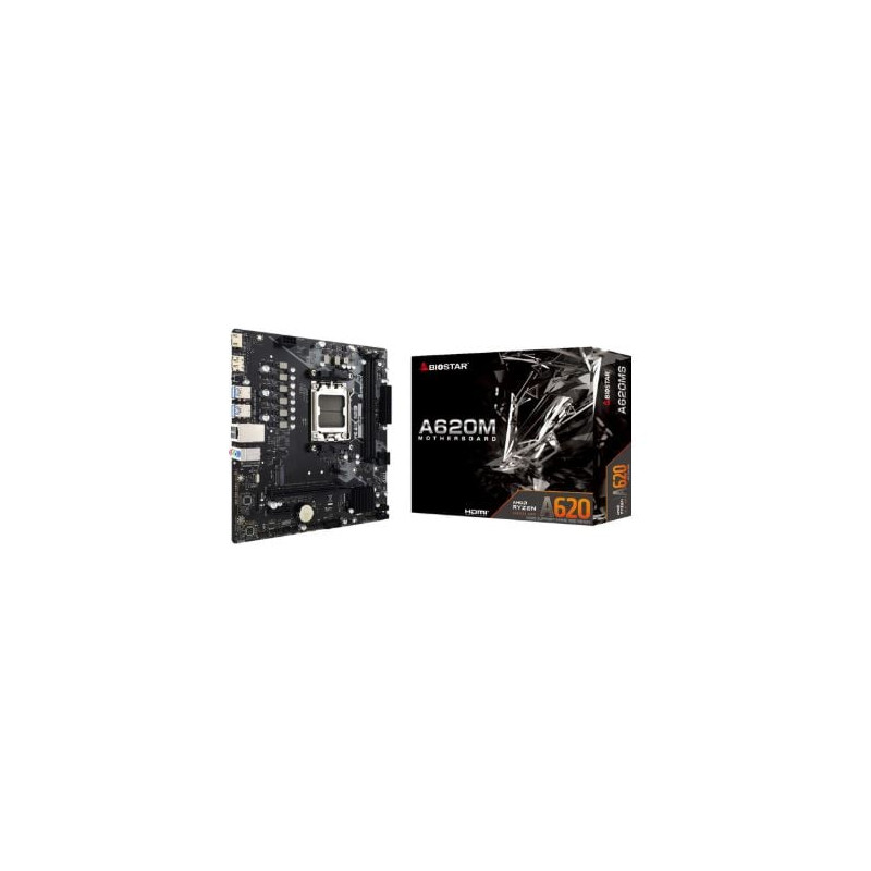 Scheda madre amd biostar a620ms am5 atx 2x ddr5 [a620ms]