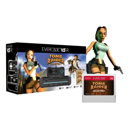 Console blaze evercade vs-r 4gb set tomb raider collection 1