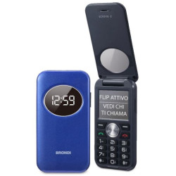 Telefono cordless brondi window 2 blu [10282041]