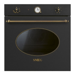 Forno ad incasso smeg sf68c1ao ventilato 60cm 70l a 1200w antracite
