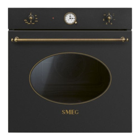 Forno ad incasso smeg sf68c1ao ventilato 60cm 70l a 1200w antracite