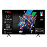 Tv led 50" tcl 50c69k 4k uhd 3840x2160p smart tv classe e metallico