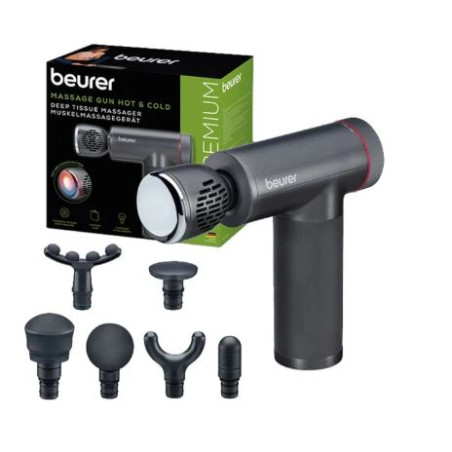 Pistola massaggiante beurer beurer mg 195 hot & cold grigio [10268]