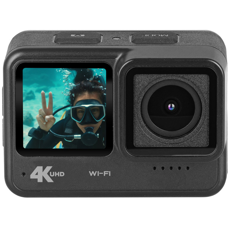 Videocamera trevi go 2600 4k uhd 3840x2160p 20mp nero [26004k00]