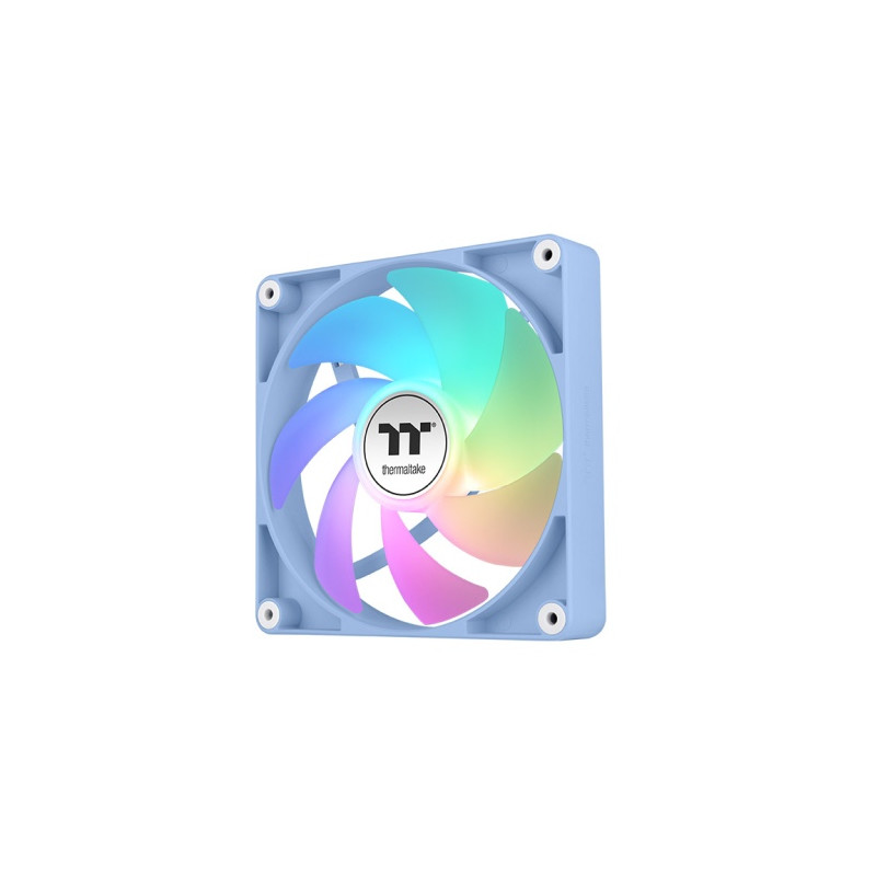 Ventola 120x120 thermaltake ct120 argb 2x120mm azzurro [cl-f202-pl12bu-a]
