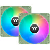 Ventola 140x140 thermaltake ct140 argb 2x140mm verde chiaro [cl-f203-pl14mg-a]