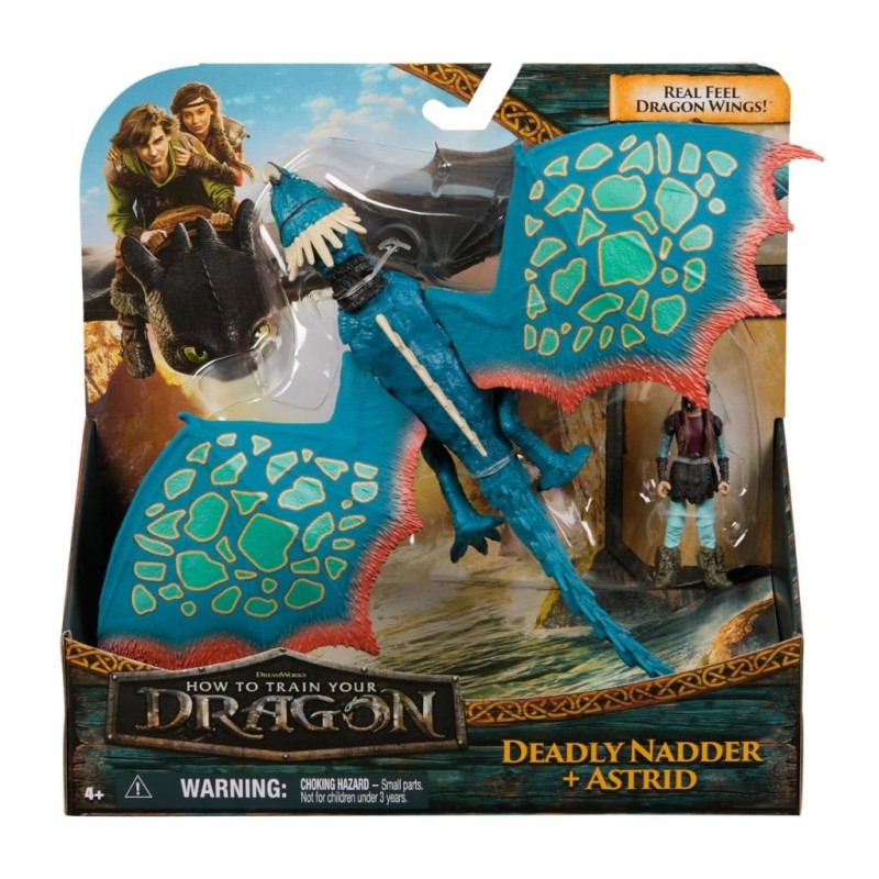 Set di figurine spin master dragon trainer - il vichingo e il