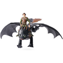 Set di figurine spin master dragon trainer - sdentato e harold