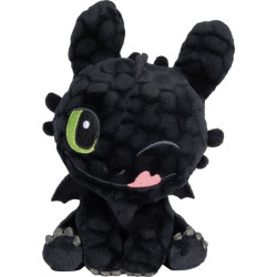 Peluche schmidt spiele dragon trainer - krokmou 18cm nero [42839]