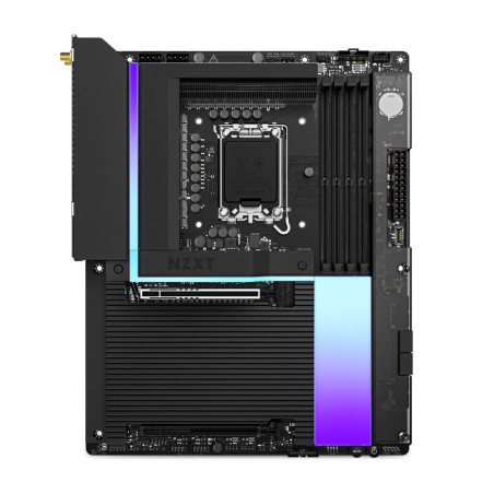 Scheda madre intel nzxt n9 z890 1851 atx 4x ddr5 nero [n9-z89xt-b1]