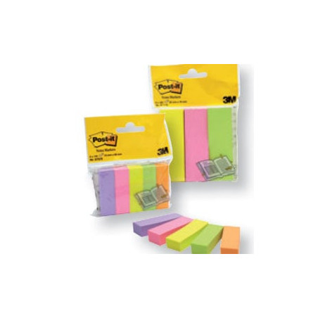 Segnapagina post-it 500 fogli 670-5 5 colori 15x50mm [14879]