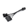 Adattatore watercool molex per pompa raffreddamento ad acqua nero