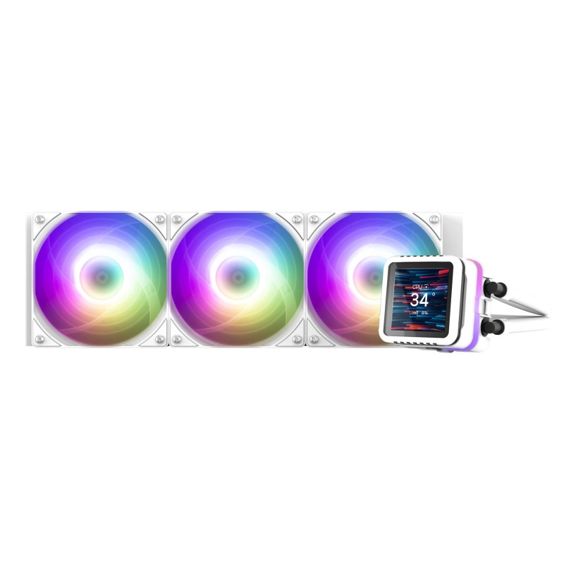 Dissipatore cpu a liquido zalman alpha2 ds a36 360mm bianco